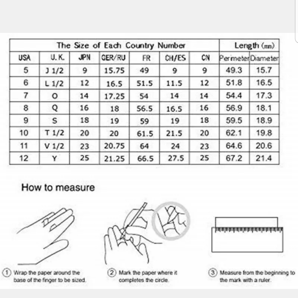 New 18k gold Plated sea blue CZ wedding ring - Picture 2 of 2